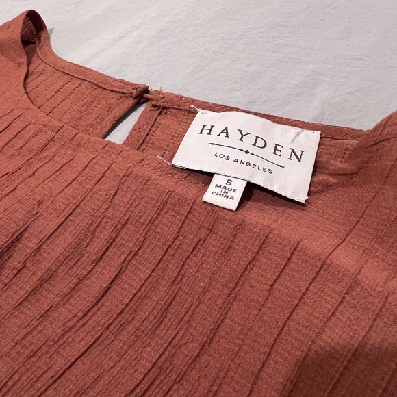 Copper Ruffled Dress - Picture 5 of 5